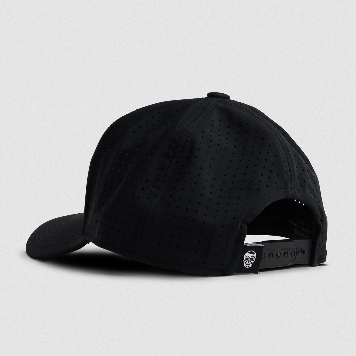 Hybrid Performance 5-Panel Hat - Black/White