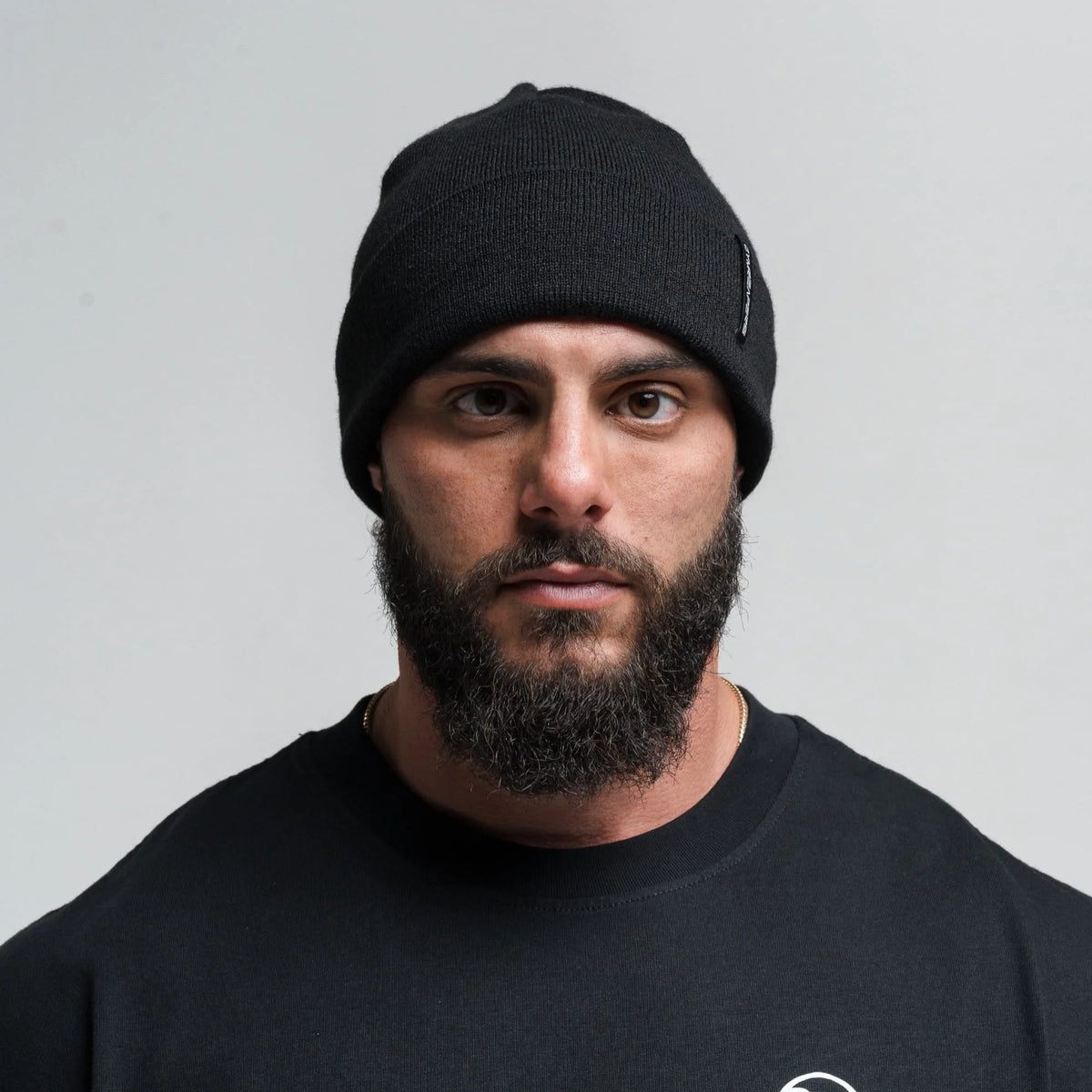 Core Knit Cuff Beanie - Black