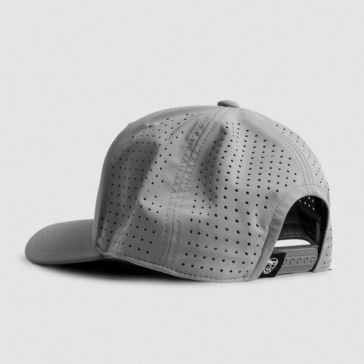 Hybrid Performance 5-Panel Hat - Gray/White