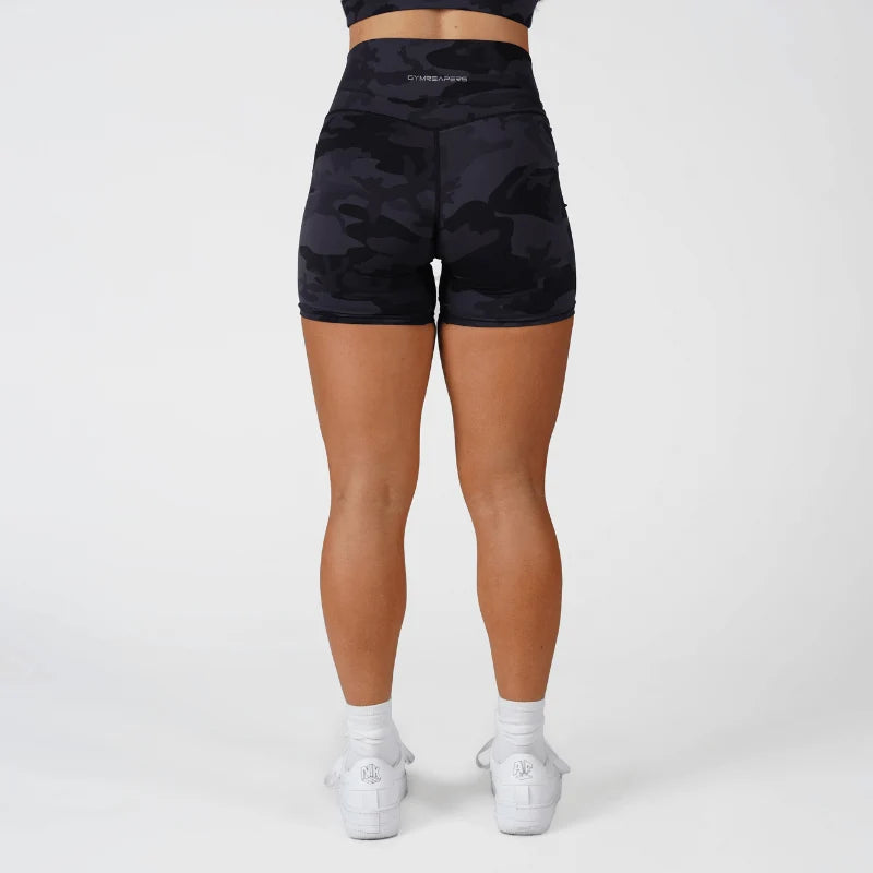 Revive Biker Shorts - Midnight Camo