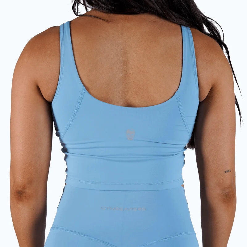 Revive Skull Tank Top - Sky Blue