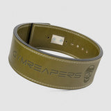10MM Lever Belt - Green Leather