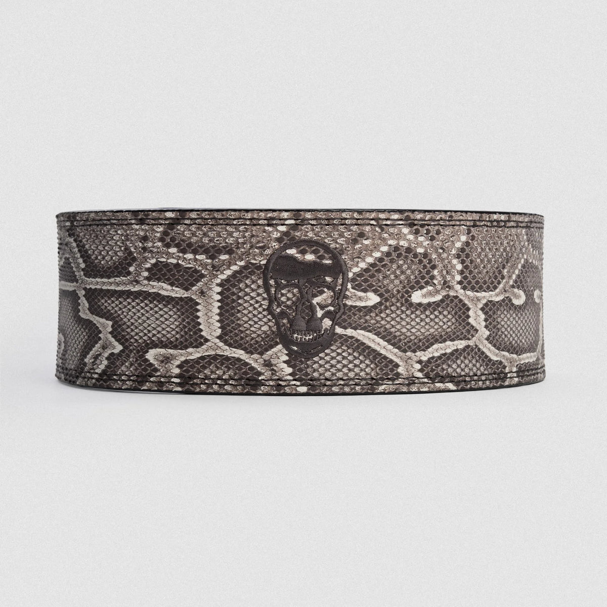 10MM Lever Belt - White Python