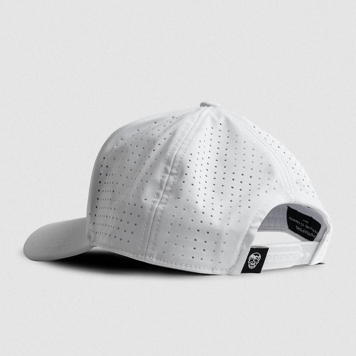 Hybrid Performance 5-Panel Hat - White/White