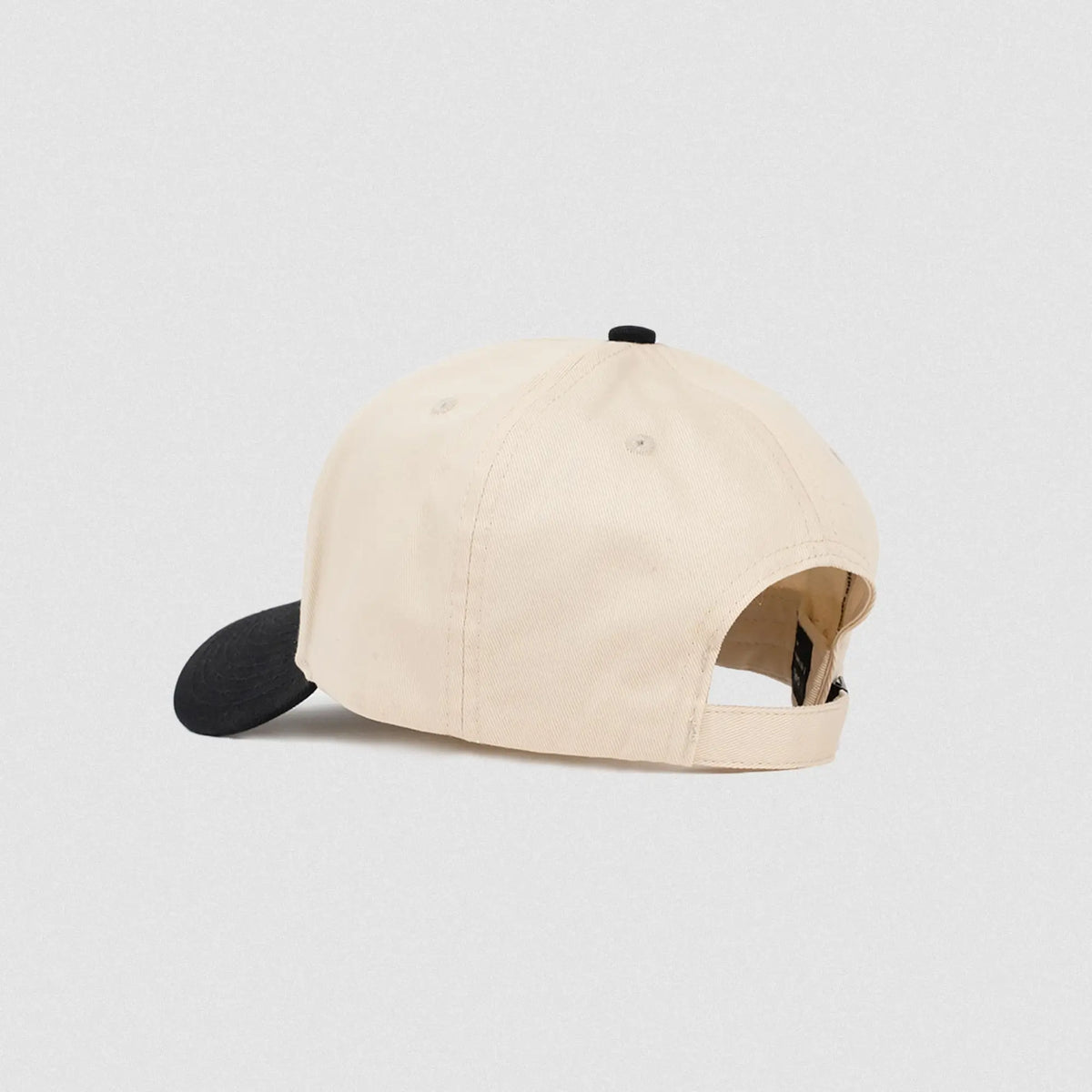 5-Panel Initial Hat - Cream/Black
