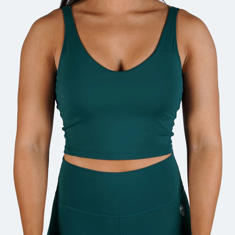 Revive Skull Tank Top - Emerald