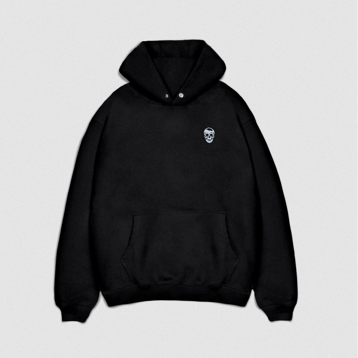 Heavyweight Hoodie - Black/White